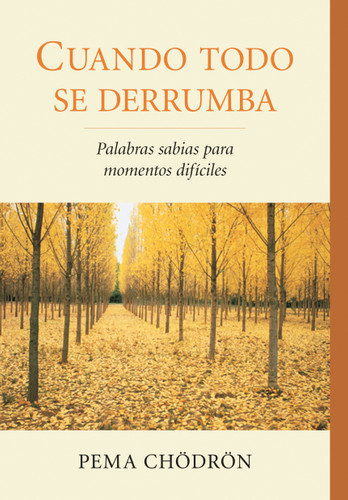 Cuando todo se derrumba (When Things Fall Apart): Palabras sabias para momentos dificiles (La Colleccion De Pema Chodron) book cover by Pema Chodron