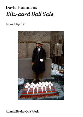 David Hammons: Bliz-aard Ball Sale (Afterall Books / One Work) book cover by Elena Filipovic