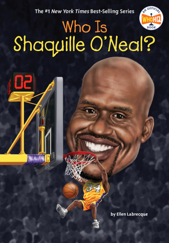 Who Is Shaquille O'Neal? (Who Was?) book cover by Ellen Labrecque, Who HQ