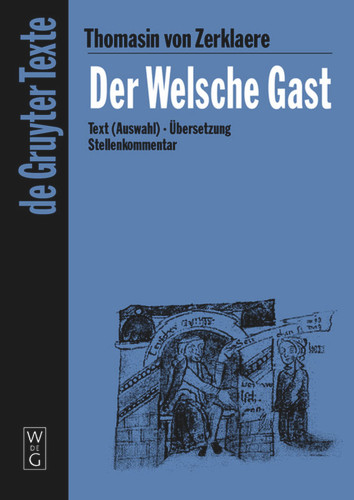 Der Welsche Gast (De Gruyter Texte) [9783110175431]