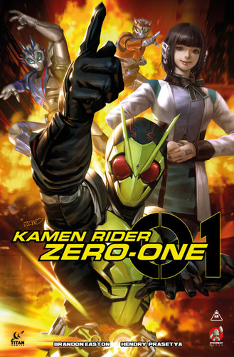 Kamen Rider Zero-One (Graphic Novel) book cover by Brandon Easton