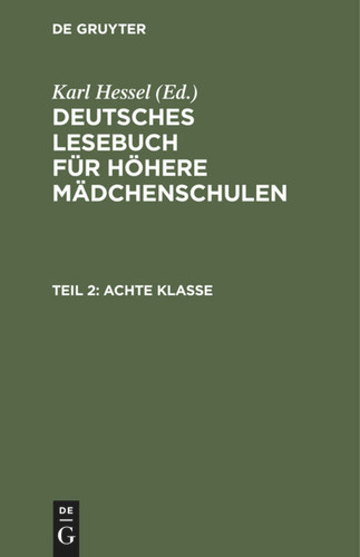 Achte Klasse [9783112349731]