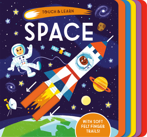 Touch & Learn: Space: With colorful felt to touch and feel (Touch & Learn) book cover by Becky Davies