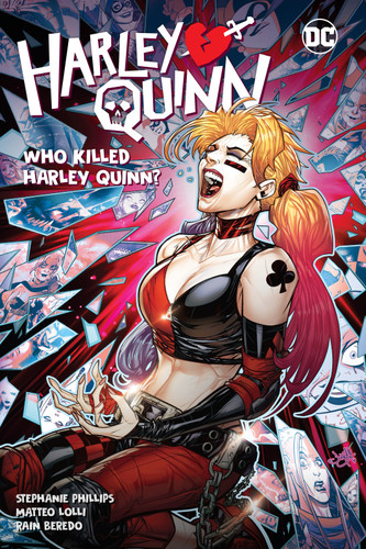 Harley Quinn Vol. 5: Who Killed Harley Quinn? book cover by Stephanie Phillips