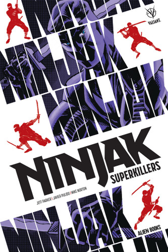 Ninjak Superkiller book cover by Jeff Parker