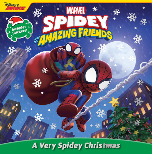 Spidey and His Amazing Friends: A Very Spidey Christmas book cover by Steve Behling