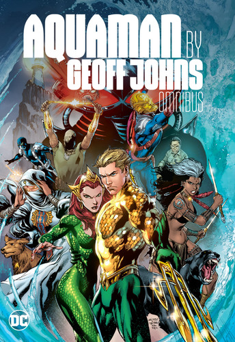 Aquaman by Geoff Johns Omnibus book cover by Geoff Johns