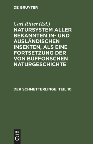 Der Schmetterlinge, Teil 10 [9783112451373]