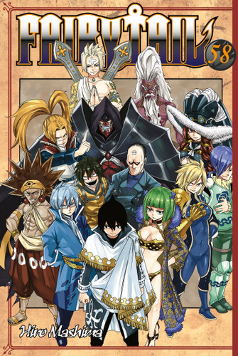 FAIRY TAIL 58 (Fairy Tail) book cover by Hiro Mashima