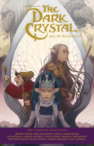 Jim Henson's The Dark Crystal Age of Resistance: The Complete Collection (Jim Henson's Dark Crystal) book cover by Nicole Andelfinger, Various