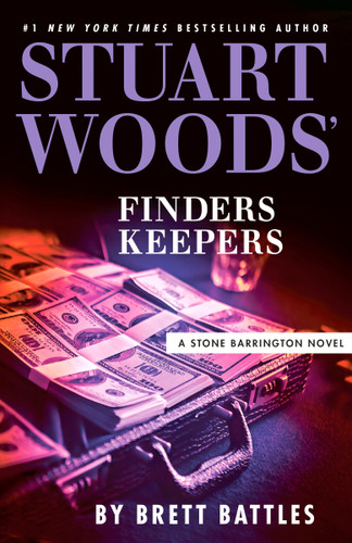 Stuart Woods' Finders Keepers (A Stone Barrington Novel) book cover by Brett Battles