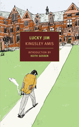 Lucky Jim book cover by Kingsley Amis