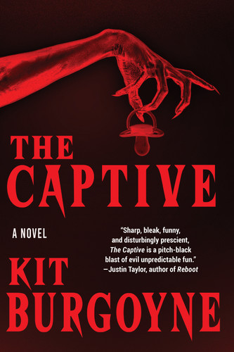 The Captive book cover by Kit Burgoyne