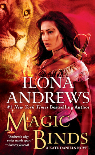 Magic Binds (Kate Daniels) book cover by Ilona Andrews