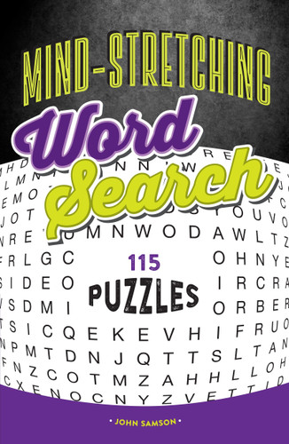 Mind-Stretching Word Search book cover by John Samson