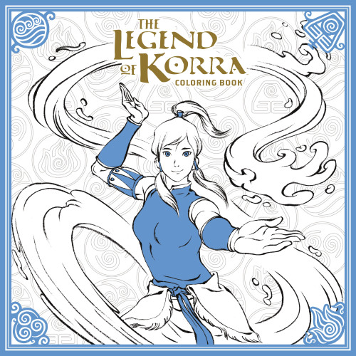 The Legend of Korra Coloring Book (Legend of Korra) book cover by Nickelodeon