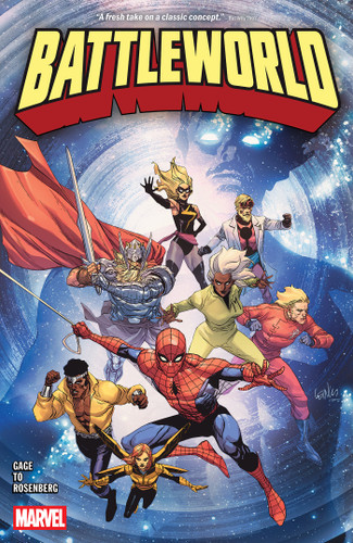 Battleworld (BATTLEWORLD) book cover by Christos Gage