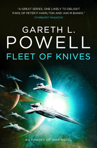 Fleet of Knives: An Embers of War Novel book cover by Gareth L. Powell