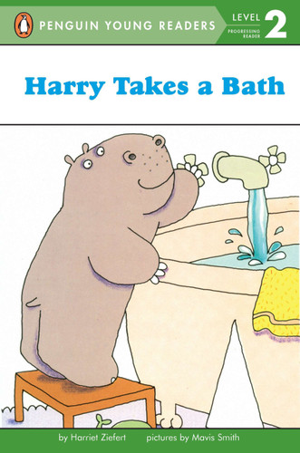 Harry Takes a Bath (Penguin Young Readers, Level 2) book cover by Harriet Ziefert
