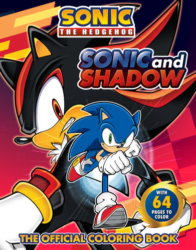 Sonic and Shadow: The Official Coloring Book (Sonic the Hedgehog) book cover by Patrick Spaziante