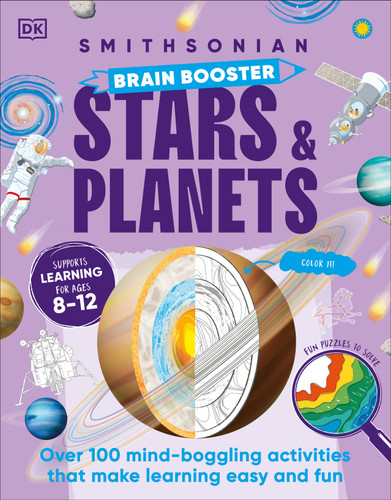 Brain Booster Stars and Planets: Over 100 Mind-Boggling Activities that Make Learning Easy and Fun (DK Brain Booster) book cover by DK