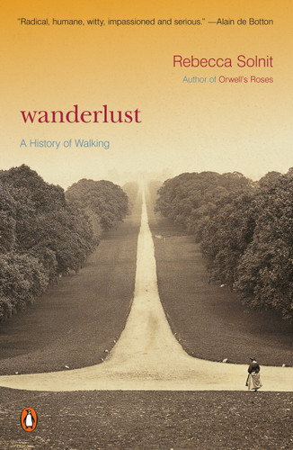 Wanderlust: A History of Walking book cover by Rebecca Solnit