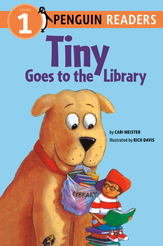 Tiny Goes to the Library (Tiny) book cover by Cari Meister