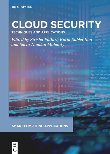 Cloud Security: Techniques and Applications book cover by 