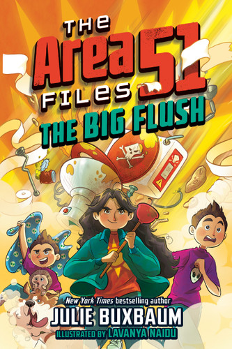 The Big Flush (The Area 51 Files) book cover by Julie Buxbaum