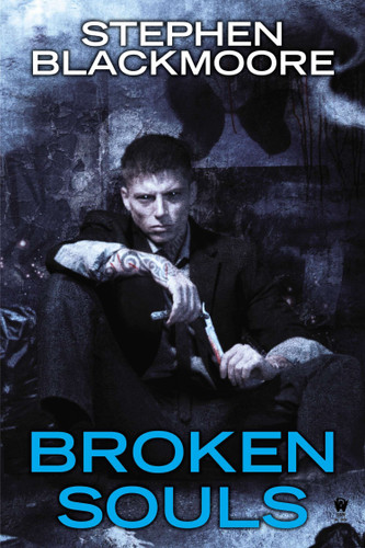 Broken Souls (Eric Carter) book cover by Stephen Blackmoore