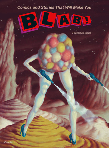 Blab! Volume 1 book cover by Monte Beauchamp