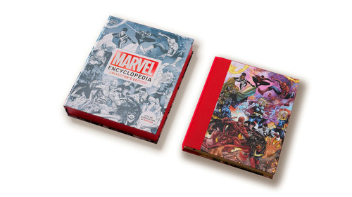Marvel Encyclopedia Collector's Edition book cover by Alan Cowsill, Melanie Scott, James Hill