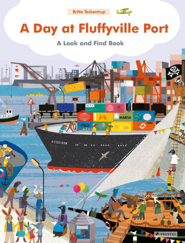 A Day at Fluffyville Port: A Look and Find Book book cover by 