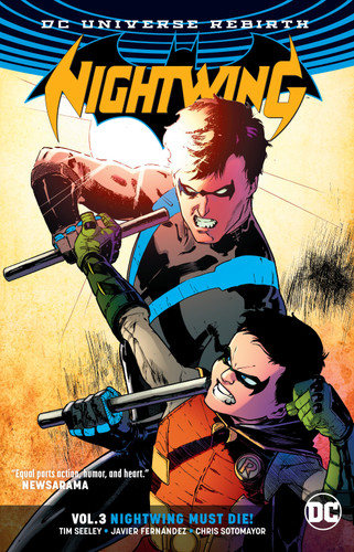 Nightwing Vol. 3: Nightwing Must Die (Rebirth) book cover by Tim Seeley