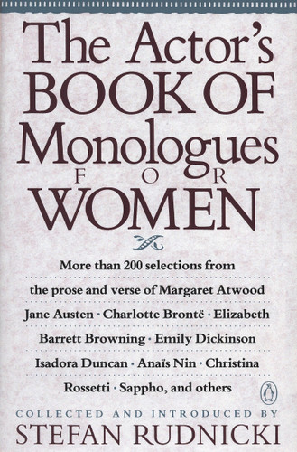 The Actor's Book of Monologues for Women book cover by Various
