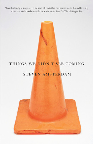 Things We Didn't See Coming book cover by Steven Amsterdam