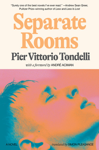 Separate Rooms book cover by Pier Vittorio Tondelli