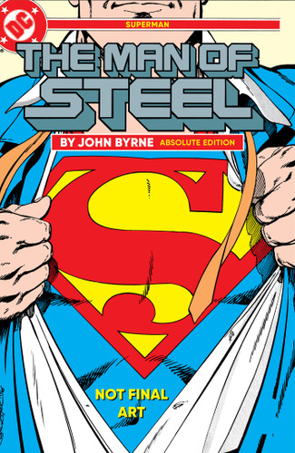 Superman: The Man of Steel by John Byrne: Absolute Edition book cover by John Byrne