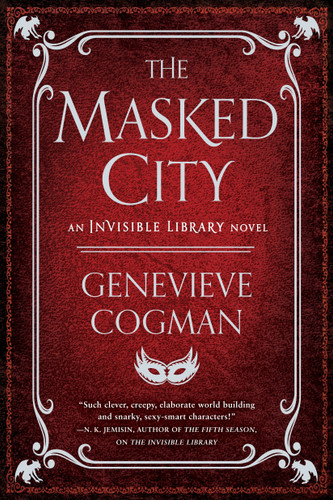 The Masked City (The Invisible Library Novel) book cover by Genevieve Cogman