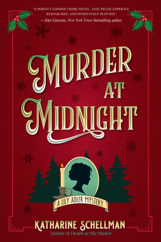 Murder at Midnight (LILY ADLER MYSTERY, A) book cover by Katharine Schellman