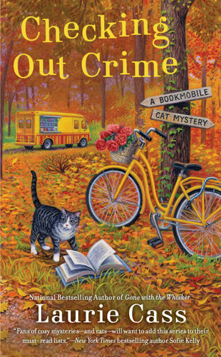 Checking Out Crime (A Bookmobile Cat Mystery) book cover by Laurie Cass
