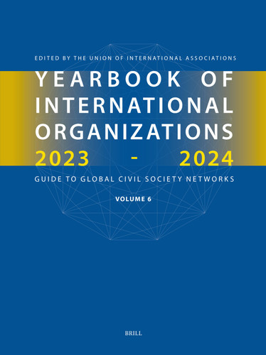 Yearbook of International Organizations 2023-2024 Volume 6 (Global Civil Society and the United Nations Sustainable Development Goals #6) [9789004546851]