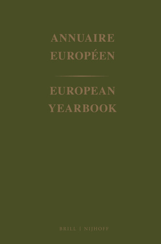 European Yearbook / Annuaire Européen, Volume 45 (1997) (European Yearbook / Annuaire Européen #45) [9789041113092]