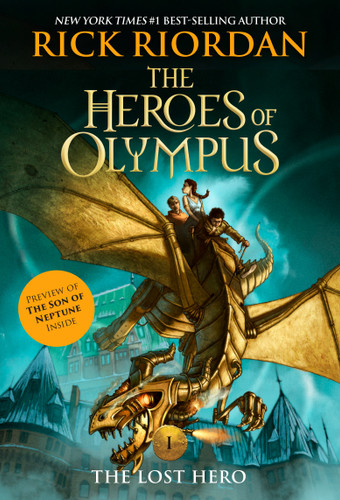 The Heroes of Olympus, Book One: The Lost Hero (The Heroes of Olympus) book cover by Rick Riordan