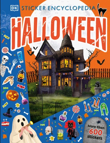 Sticker Encyclopedia Halloween: More Than 600 Stickers (Sticker Encyclopedias) book cover by DK