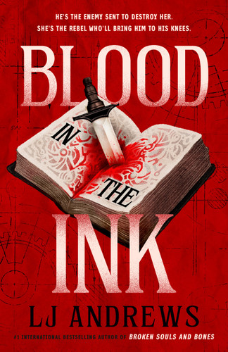 Blood in the Ink book cover by LJ Andrews