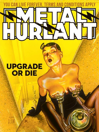 Metal Hurlant book cover by Moebius