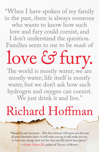 Love and Fury: A Memoir book cover by Richard Hoffman