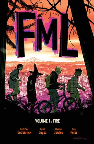 FML Volume 1: Fire (FML) book cover by Kelly Sue DeConnick