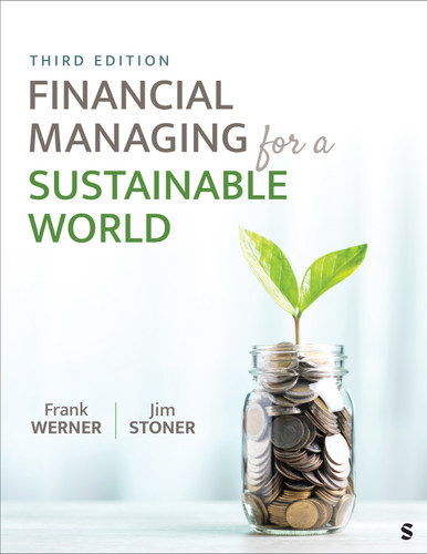 Financial Managing for a Sustainable World book cover by Frank Werner, Jim Stoner